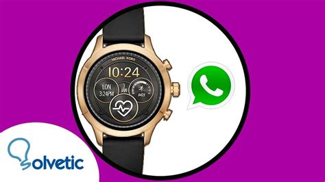 whatsapp auf smartwatch michael kors|How TO INSTALL WhatsApp on Michael Kors Smartwatch.